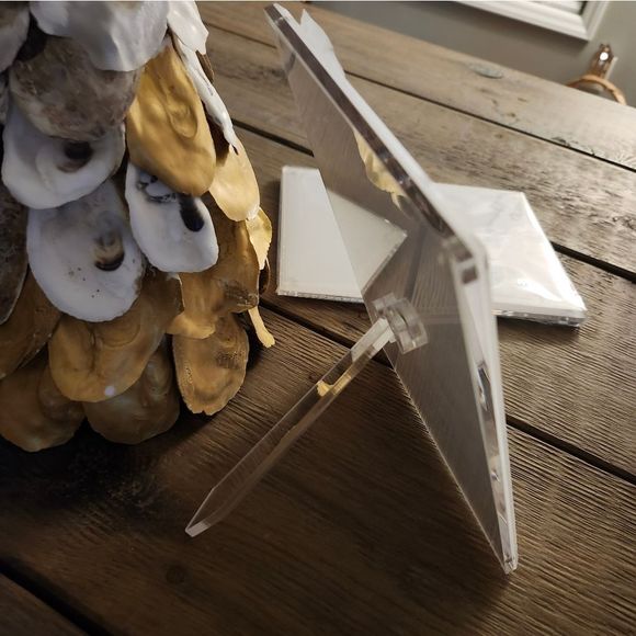 Two 6x8 Inch Acrylic Picture Frames - Picture 2 of 3